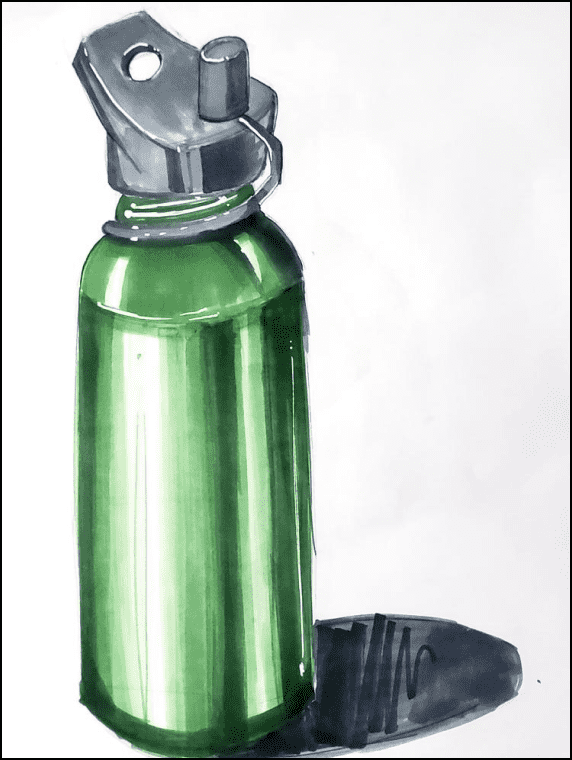 绿色水杯